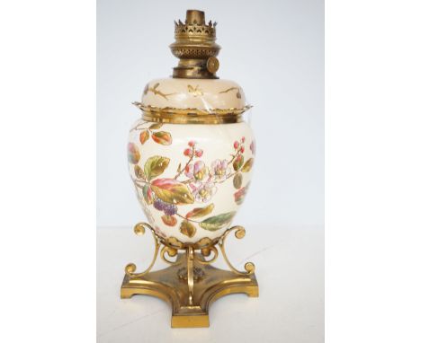 Victorian oil lamp 
