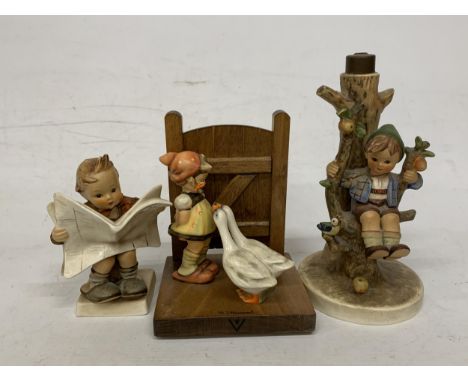 THREE VINTAGE GOEBEL FIGURES 