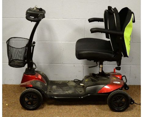 An Ableworld ST1 light-weight portable/boot mobility scooter.