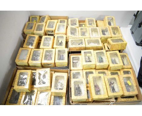 A collection of Lord of the Rings model figures, by New Line Cinema Productions, each in box, comprising over 70 overall. 