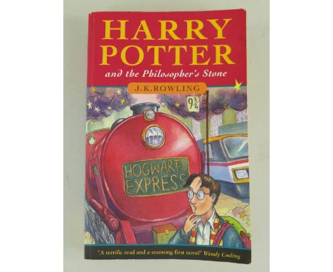 ROWLING (J. K.) Harry Potter and the Philosopher's Stone, first edition, first issue, London Bloomsbury, 1997, paperback, pri