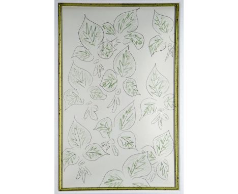 HENRI MATISSE (French, 1869-1954) colour lithograph on Arches - Fleur de Lys variation 45, one plate from Les Poèmes de Charl