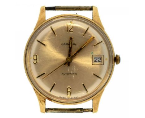 A GARRARD 9CT GOLD SELF-WINDING GENTLEMAN'S WRISTWATCH