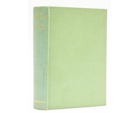 Hilton (James) Lost Horizon, first edition, half-title, publisher's advertisements dated August 1933 at end, very faint spott