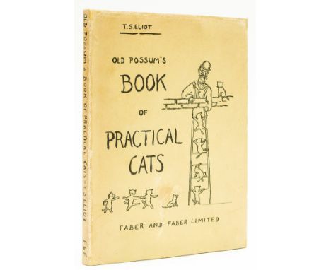 Eliot (T.S.) Old Possum's Book of Practical Cats, first edition, original yellow decorative cloth, dust-jacket, small loss to