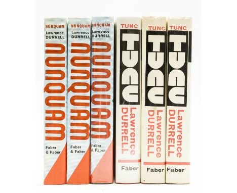 NO RESERVE Durrell (Lawrence) Tunc, 1968; Nunquam [3 copies], 1970, first editions, signed by the author, original boards, du