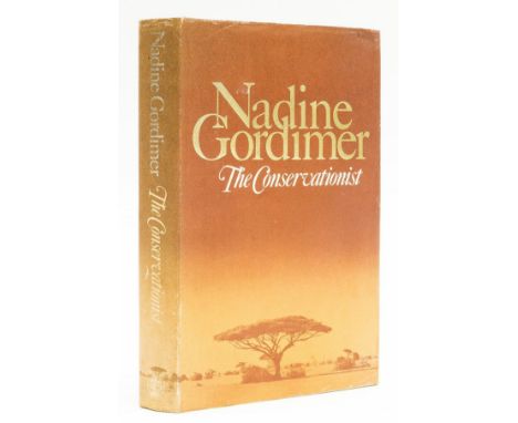 Gordimer (Nadine) The Conservationist, first edition, signed by the author to title, original boards, spine very lightly bump