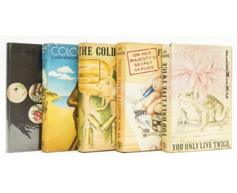 Fleming (Ian) On Her Majesty's Secret Service, book titles on half-title verso crossed through in biro, jacket with light ton