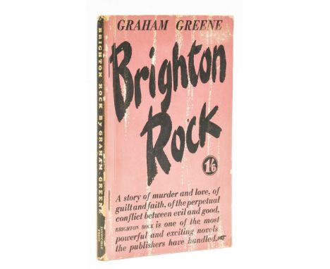 Greene (Graham) Brighton Rock, first Australian edition, light toning to page, repair to head of title, original printed stif