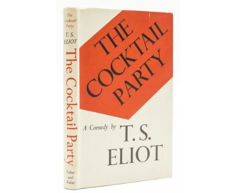 Eliot (T.S.) The Cocktail Party, publisher's dummy copy with small manuscript correction by Eliot to p.29, signed by the auth