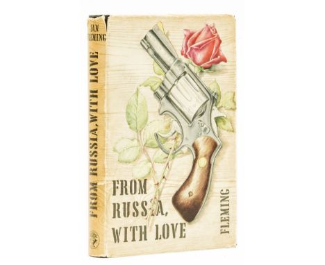 Fleming (Ian) From Russia, With Love, first edition, original boards, lightly stained, dust-jacket, price-clipped, light chip