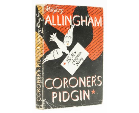 Allingham (Margery) Coroner's Pidgin, first edition, bookplate, original cloth, slight bumping to corners, fore-edge a little
