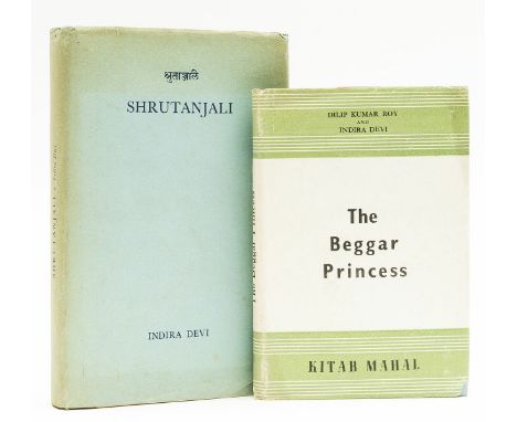 Devi (Indira) Shrutanjali, few spots to first few pages, boards lightly spotted, dust-jacket corners chipped and covers a lit