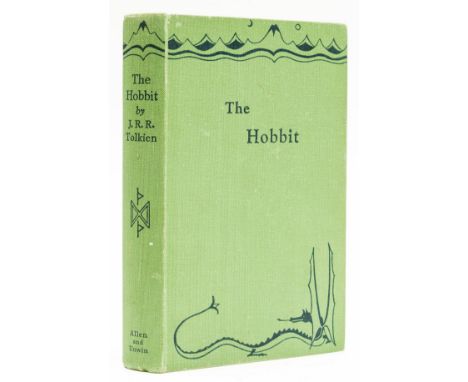 Tolkien (J.R.R.) The Hobbit, second edition (fifth impression overall), colour frontispiece, illustrations, map endpapers, or