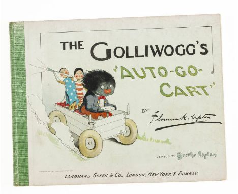 Upton (Florence K.) The Golliwogg's "Auto-Go-Cart", first edition, colour illustrations, endpapers slightly browned, original