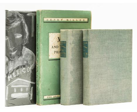 Miller (Henry) The Rosy Crucifixion. Book One. Sexus, 2 vol., first edition, light scattered spotting to edges, original clot