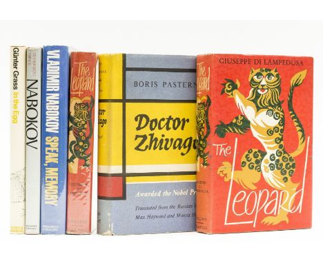 Lampedusa (Giuseppe di) The Leopard, [2 copies], jacket with light toning to spine, light rubbing and creasing to head and fo