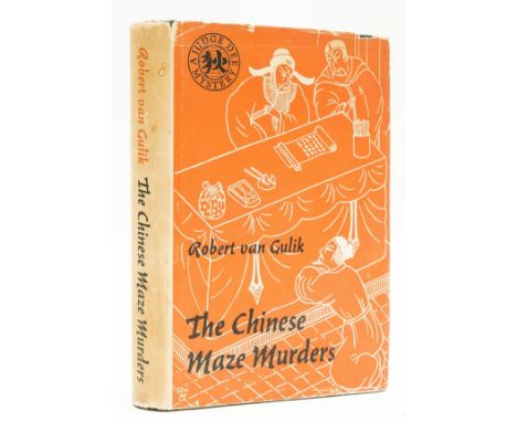 van Gulik (Robert) The Chinese Maze Murders, first edition, full-page illustrations, original decorative cloth, very slight b