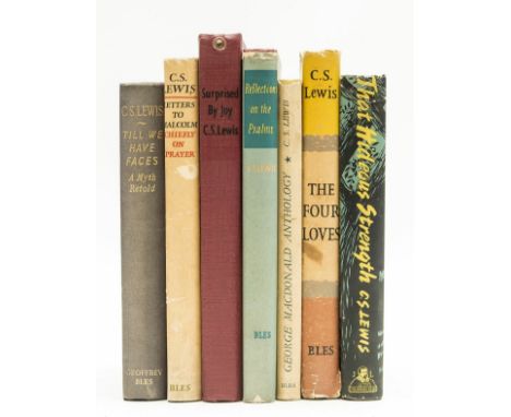 Lewis (C.S.) That Hideous Strength, first edition, original boards, dust-jacket, a few small chips or short tears to head and
