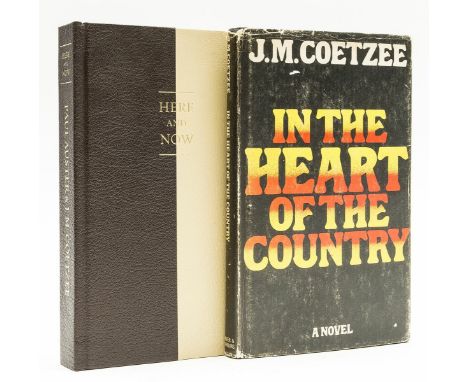 Coetzee (J.M.) In the Heart of the Country, first English edition, signed by the author on title, also signed by activist Has