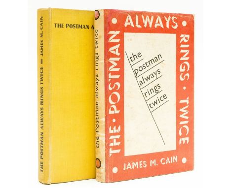 Cain (James M.) The Postman Always Rings Twice, first English edition, original cloth, slight bumping to spine extremities, d