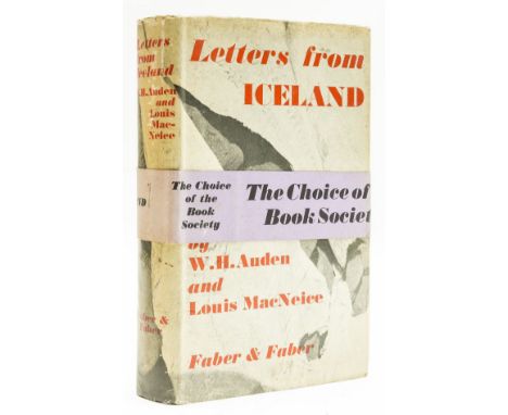 NO RESERVE Auden (W.H.) and Louis MacNeice. Letters from Iceland, first edition, plates, light foxing, original cloth, light 