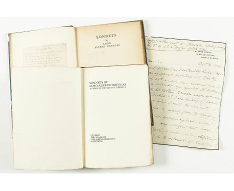 Douglas (Lord Alfred) Autograph Letter signed to Josiah Wedgwood MP, 2pp., folds, lambasting him for his "pitch of rage" agai