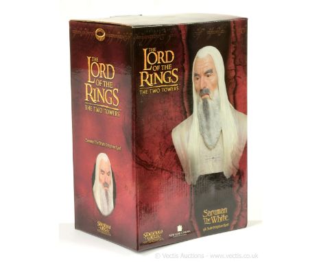 Sideshow Weta Collectibles The Lord of the Rings The Two Towers Saruman The White 1/4 scale polystone bust, Excellent, within