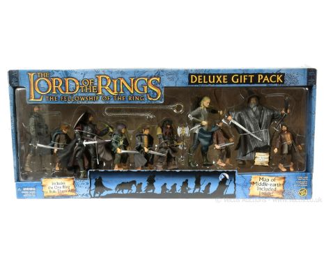 Toy Biz The Lord of the Rings The Fellowship of the Ring Deluxe figure gift pack (blue box), within Excellent sealed packagin