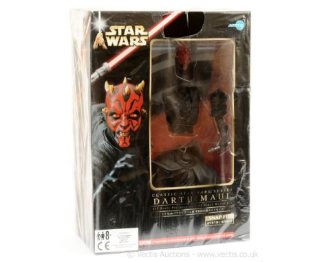 ArtFX Star Wars Classic series Darth Maul 1/7 scale pre-painted soft vinyl model kit, Mint, within Good Plus (dented) sealed 