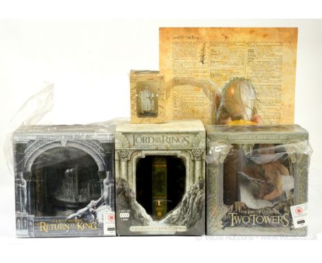 Lord of the Rings Statues from the Collectors DVD Gift Sets, includes Fellowship of the Ring with DVD, The Two Towers Missing