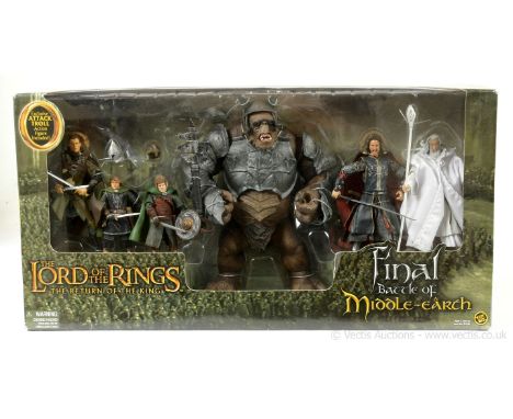 Toy Biz The Lord of the Rings Final Battle of Middle Earth figure gift set, within Excellent sealed packaging.