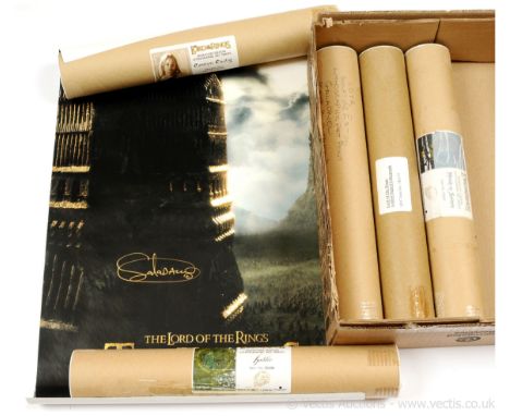 Cards Inc. Originals The Lord of the Rings Signature Edition Lithographic Art Prints x five, hand signed by Cate Blanchett LE