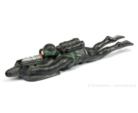 Lone Star 'Eaglet' Series James Bond 007 Thunderball diver, black and green rubber, 9", overall Good.