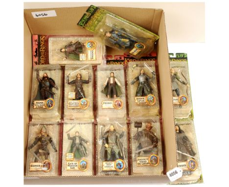 Toy Biz The Lord of the Rings The fellowship of the Ring &amp; The Two Towers 7" figures x twelve including Strider, Frodo, G