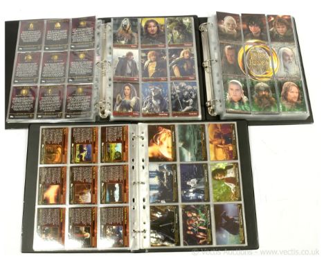 Topps The Lord of the Rings trading card binders x three, includes The Fellowship of the Ring, The Two Towers and The Return 