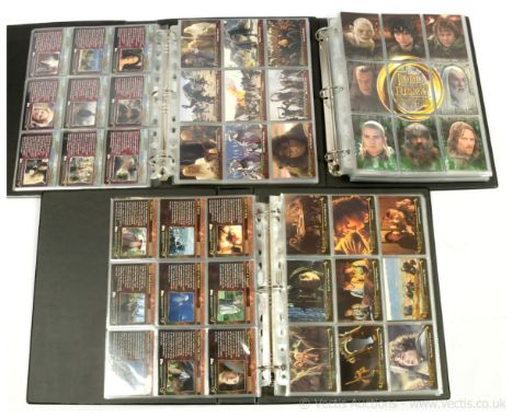 Topps The Lord of the Rings trading card binders x three, includes The Fellowship of the Ring, The Two Towers and The Return 