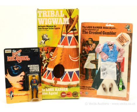 Marx Toys vintage 1973 The Lone Ranger Rides Again! Tribal Wigwam, Good, Complete with instructions, within Good opened packa