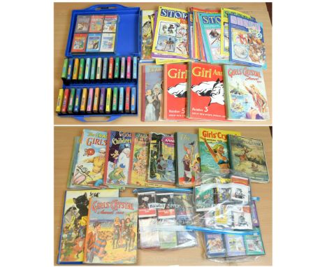 Story Teller Magazines and Cassettes to include Story Teller 2 Volumes 1 and 2 in ring binders plus a quantity of loose magaz