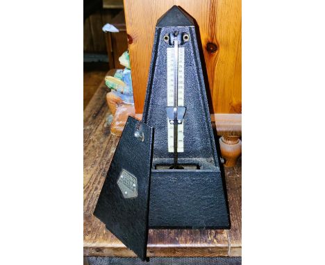 A metal cased 'The Mayfair' Metronome 