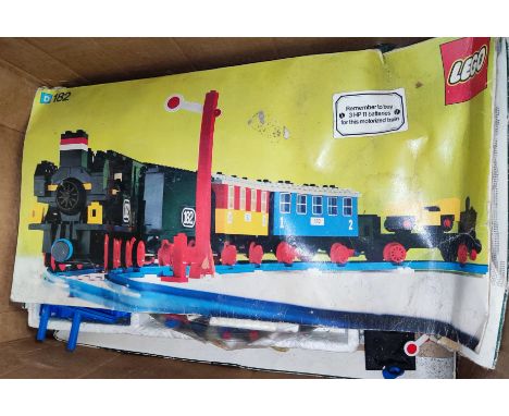 A selection of vintage Lego system and Play People system items, some with boxes. 
