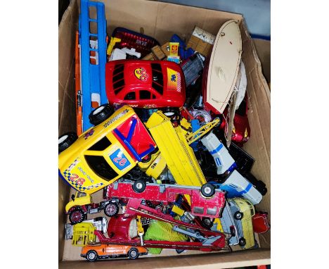 A selection of vintage diecast vehicles 
