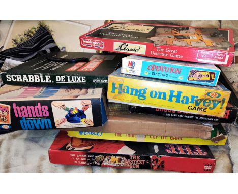 A selection of vintage games; etc. 
