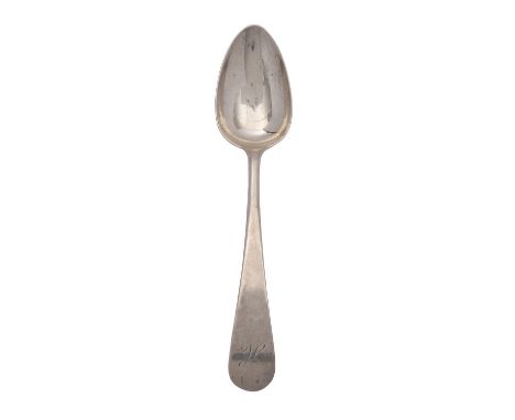 [Scottish and colonial interest] A Scottish Old English pattern tablespoon by George Fenwick, Edinburgh 1812 (POUCH, tally ma
