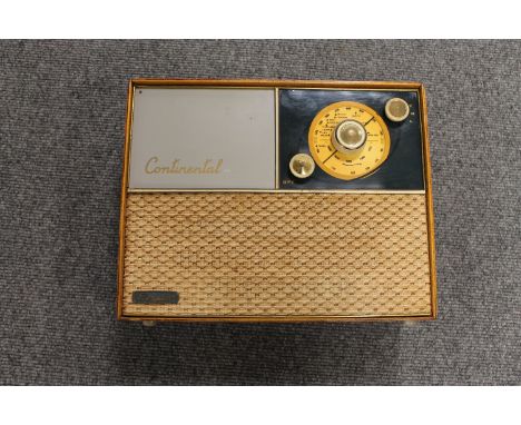 A vintage radio : Continental Perdio receiver. 