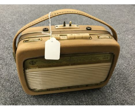 A vintage radio : Ingelen TRV 1001 portable radio. 