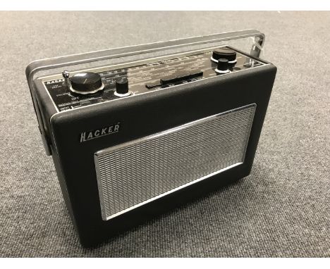 A vintage radio : Hacker Sovereign II, model RP 25 A. 