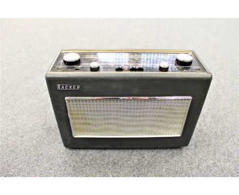 A vintage radio : Hacker Sovereign model RP 18. 