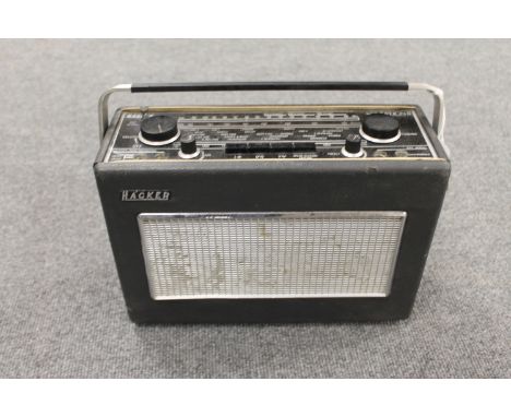 A vintage radio : Hacker Sovereign II, model RP 25. 