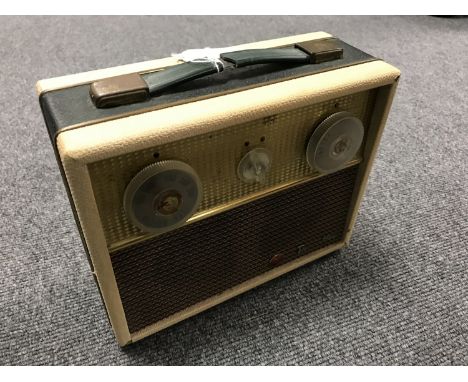 A vintage radio : Pye portable transistor. 